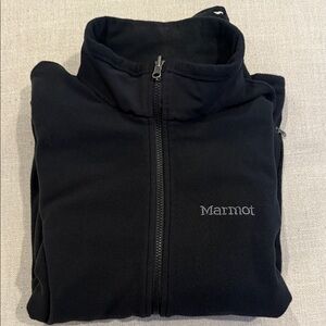 Marmot Midnight Black Zip-Up Fleece